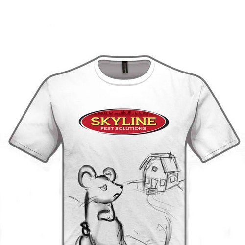 t-shirt design for Skyline Pest Solutions デザイン by Dasha Boorza