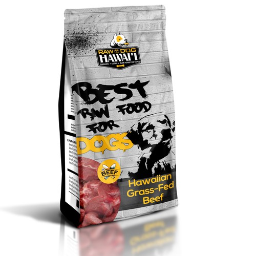 Game Changer Frozen Organic, Raw Dog food needs a kickass packaging design -- Are you up to it? Design por Whitefox 85