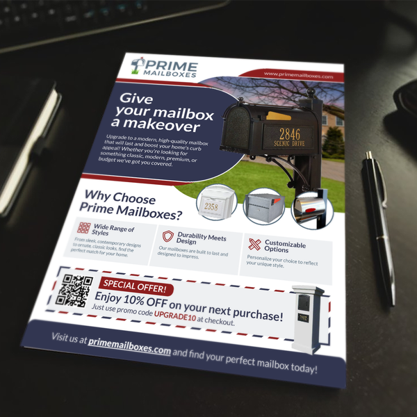 Flyer Concept for Prime Mailboxes