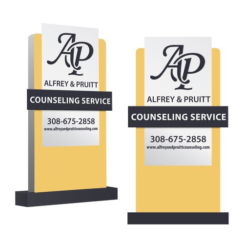 Design di We Need a Professional Street-Facing Sign for Our New Counseling Location di nesliirmak