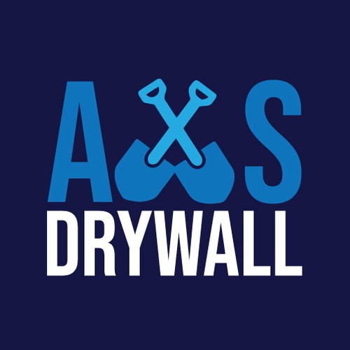 A & S Drywall logo Design by Manishah