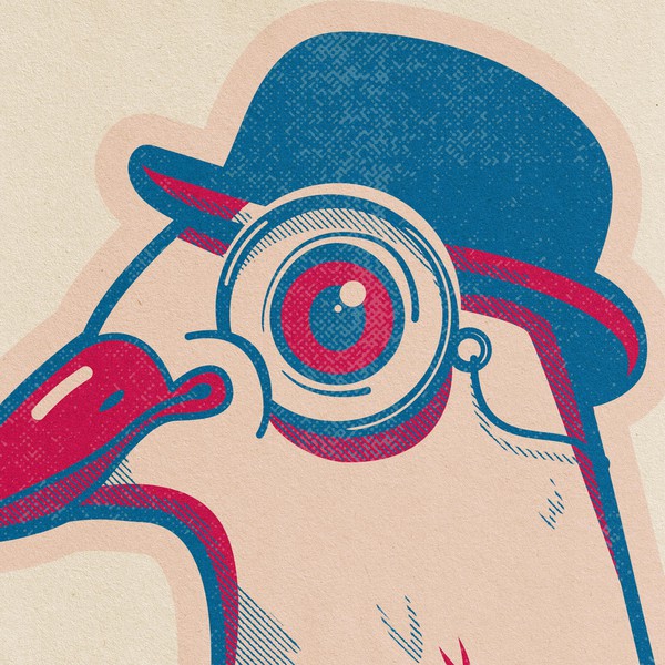 Design by Druk titled "Logo design Stadsduif"