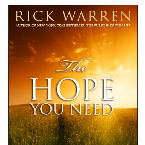 Design Rick Warren's New Book Cover Diseño de Endrias