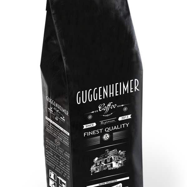 Packaging design for Guggenheimer coffee