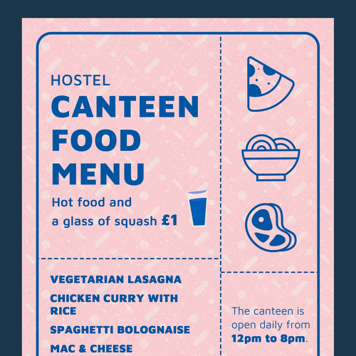 Canteen menu Design by ed's_scenery