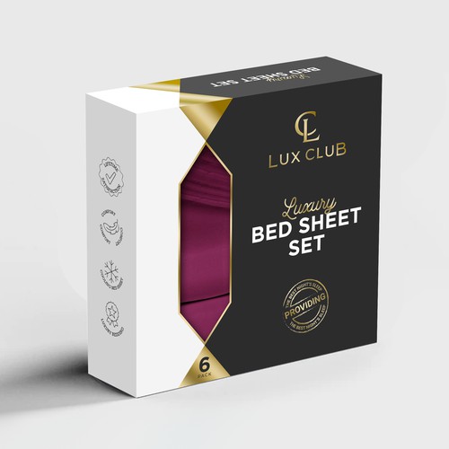 Design In-Store Packaging for Bed Sheets Design by Rockyman