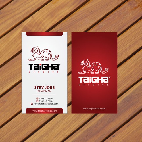 New business Card for Taigha Studios Design por Concept Factory