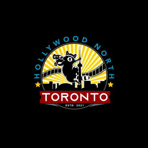 Logo representing "Hollywood North Toronto" - will be used on apparel Design by RikiArt