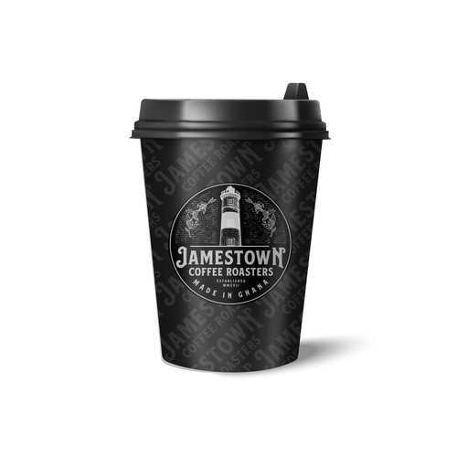 Coffee To-Go Cup Design for Cafe in Ghana Réalisé par diviart