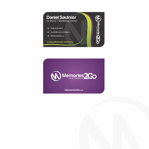 Create a business card for Luxurious Photo Booth Rentals! Design by miljandesign