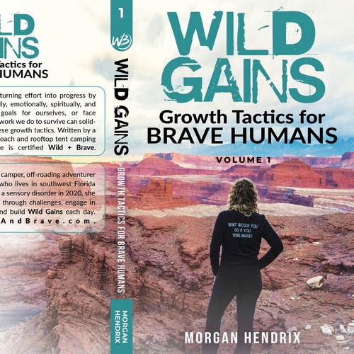 Diseño de Wild + Brave Book Cover de iMAGIngarCh+