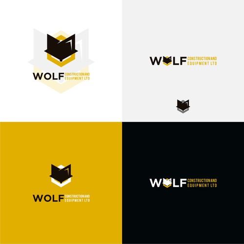 Wolf Construction and Equipment Design by b2creative