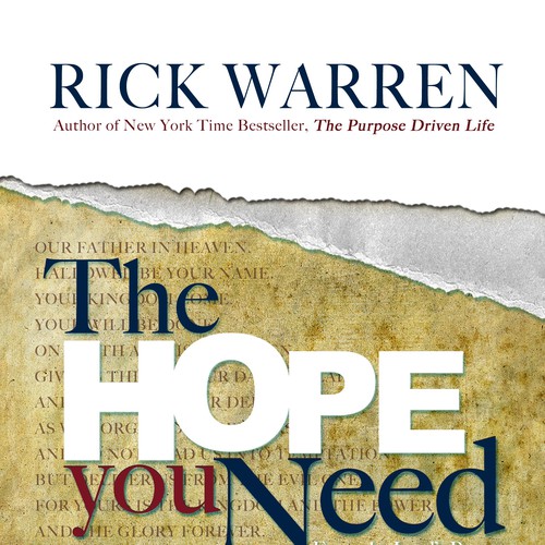 Design Rick Warren's New Book Cover Design por Gerald C. Yarborough