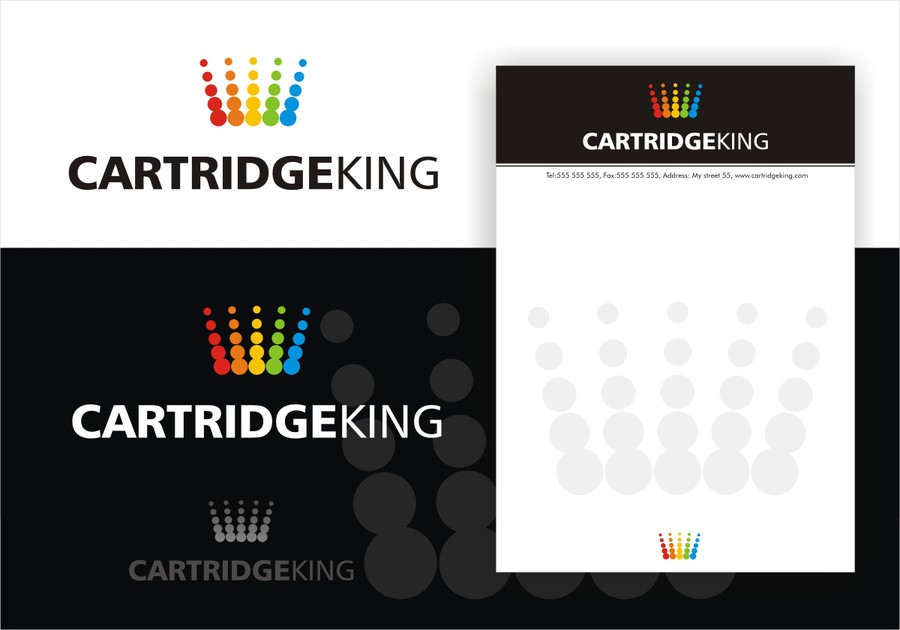 LOGO for new company CARTRIDGE KING Logo design contest