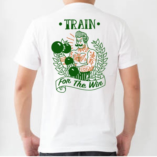 Artistic T-shirt design - simple and fresh. Design by gajah-gajah