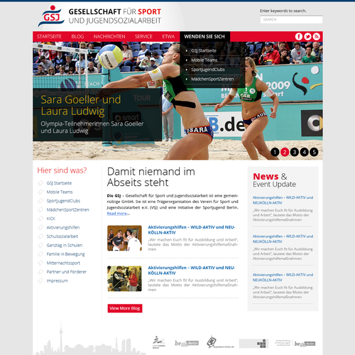 Web page design contest entry by JARAYUTH