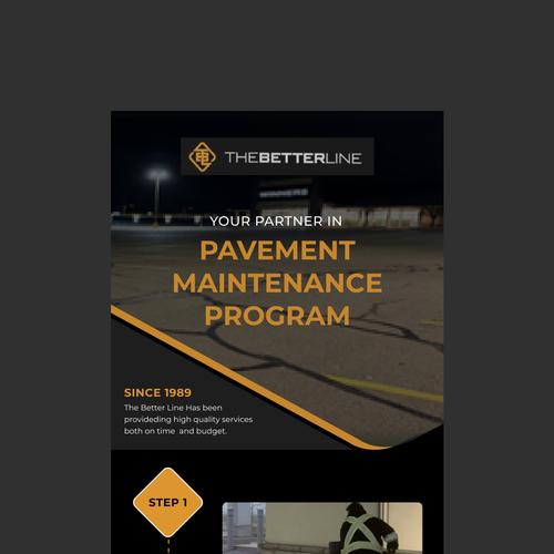 pavement maintenance Design by Canvas UI