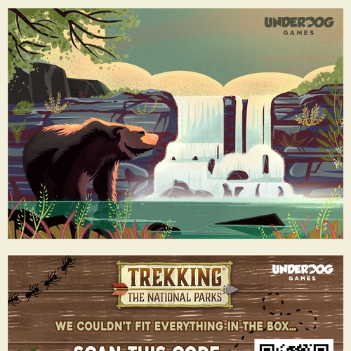 Looking for a Great Postcard for our National Parks game! Design by Asra.