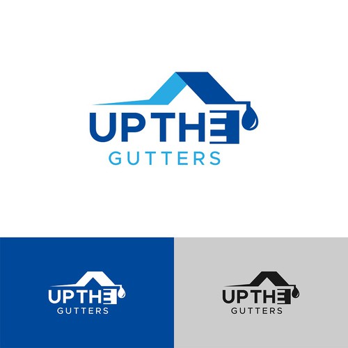 design a creative logo for a Gutter company with a unique name Design by NuriCreative