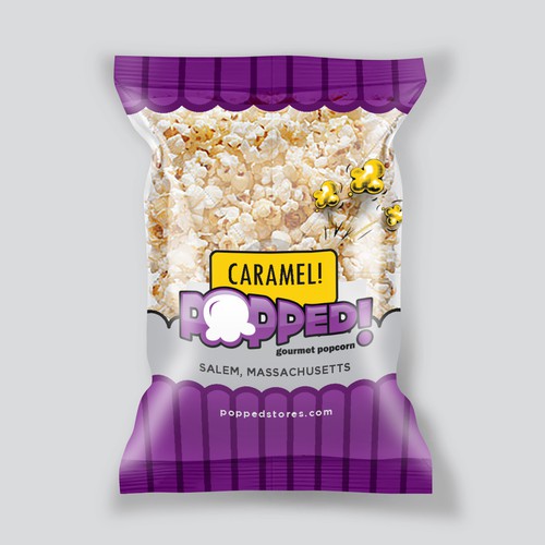 Lets make a POPPIN' popcorn bag design! Design by Shereef_CM