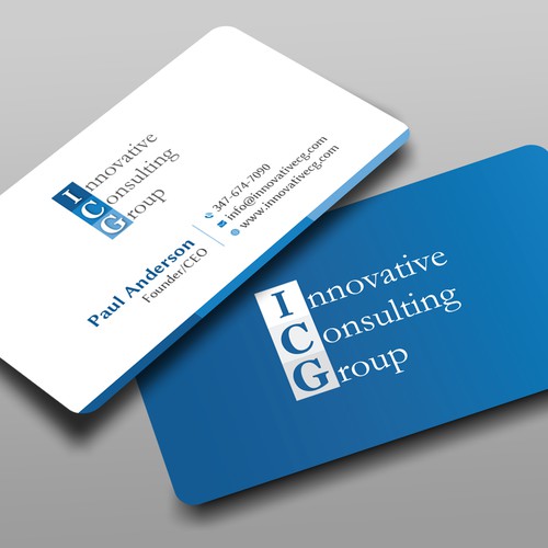 Design di ICG Business Cards di Brandmaker artist