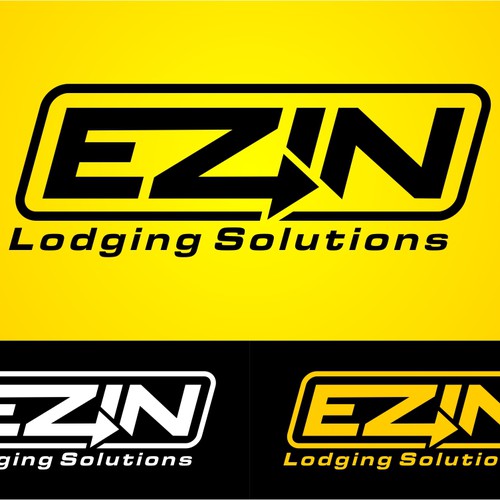 "EZ IN"  Logo ( pronounced  "Easy In") - RV parks and Lodging Solutions Design by bang alexs