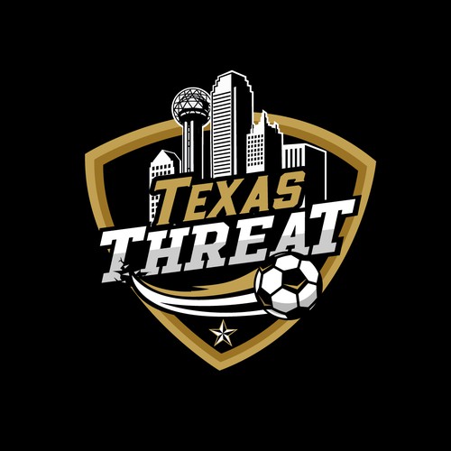 Texas Threat Logo Contest - a Youth Football Team for kids 13-18 years old Design by playflowstudio