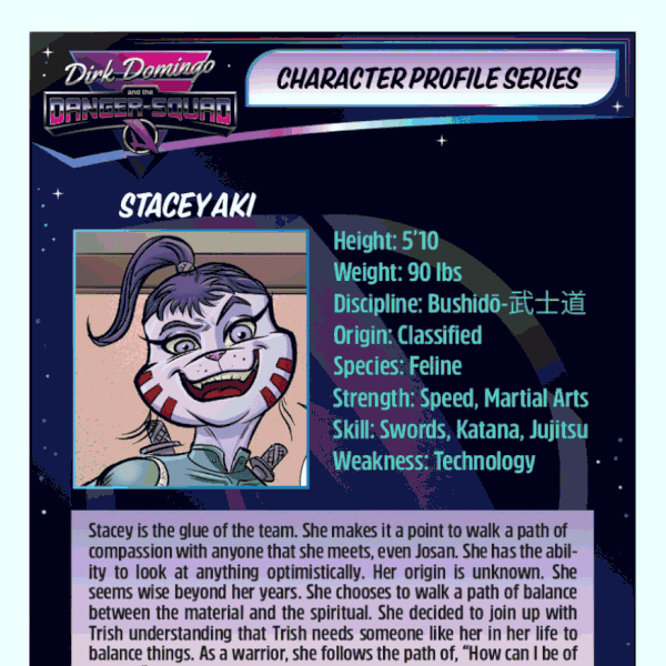 Custom card flip animation for a comic author based in Japan