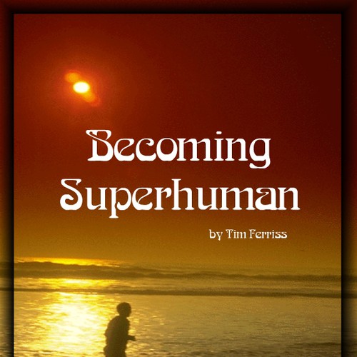 "Becoming Superhuman" Book Cover Ontwerp door Daniel D D