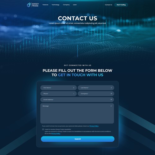 Trading Platform Webpage Design by Jasmin_A (AMPLE)