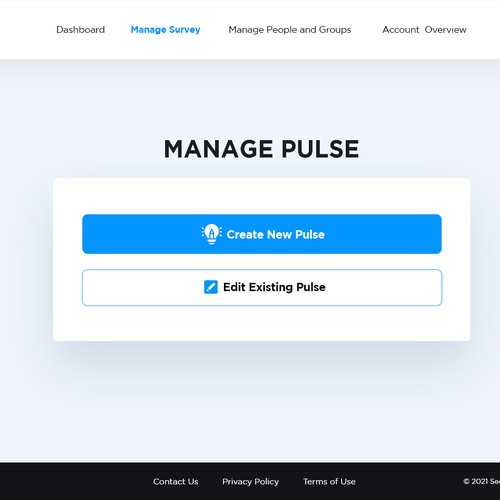 Fun and intuitive webpage for employee satisfaction survey! Design by FuturisticBug