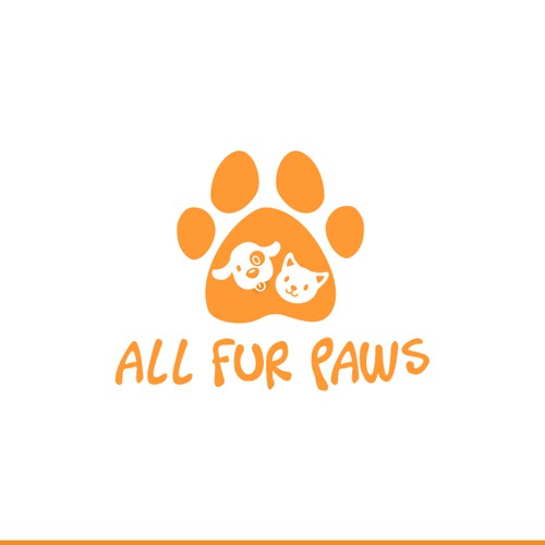 Design a logo for a dog and cat natural pet food store Logo design