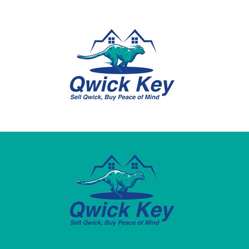 Create a cool character to represent the brand, Qwick-Key-ontwerp door DesignatroN