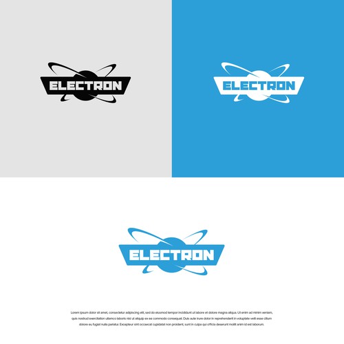 Mr.CreativeLogoさんのNewlogo designwith the electron drawn as a solid logoデザイン