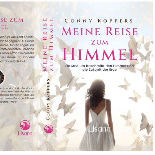 Cover for spiritual book My Journey to Heaven Design by Brizine