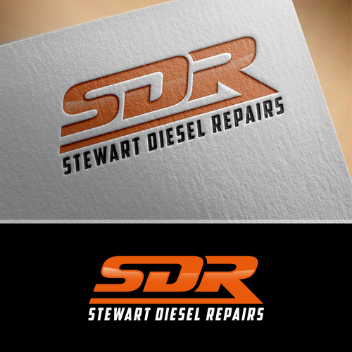 Masculine logo for mobile diesel mechanic. Need a chunky logo that’s scalable - shirts to trucks. Design réalisé par besthing!