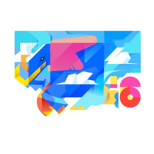 PostgreSQL v16 Release Artwork Design von calesatama