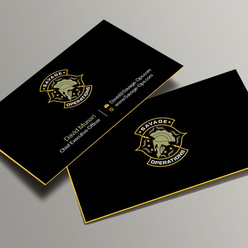 Business Card & Letterhead for Armed Security Agency Design by Xclusive16