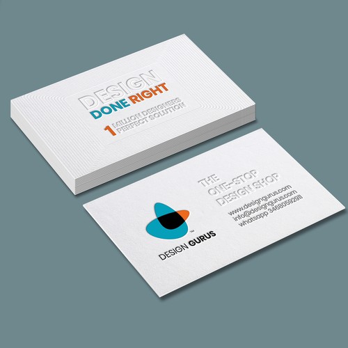 Business Card for DesignGurus.com Design by fastdesign86