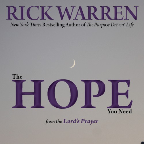 Design Rick Warren's New Book Cover Design por trames