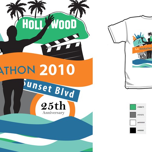 LA Marathon Design Competition Design by sbl03