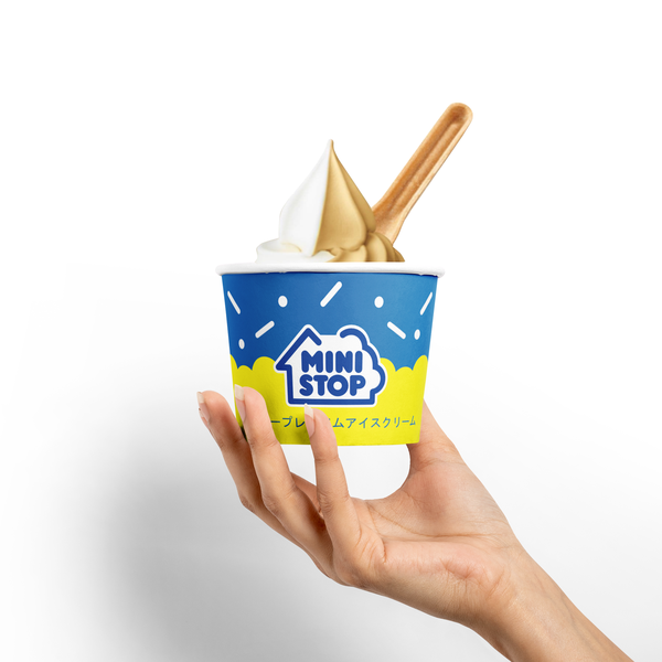 packaging ice cream Mini Stop