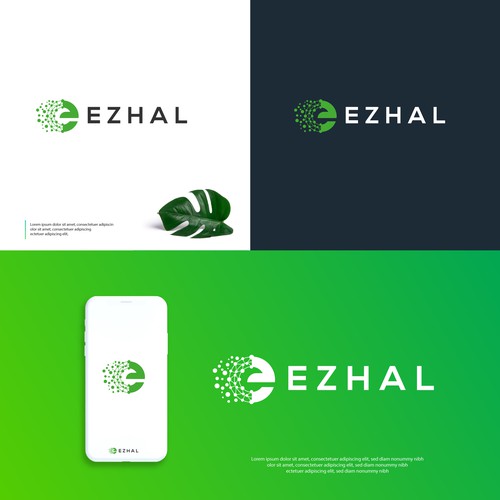 Mobile application logo for "Ezhal" Design by Ellestudio™