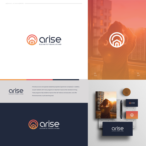 Arise - Rebranding (Brand Guide & Logo) Design réalisé par Senja1705