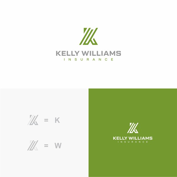 Design by cuttiez titled "Initial of business name "KW""