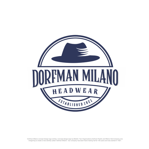 Design a vintage logo for a 100 year old hat company Design by mob23