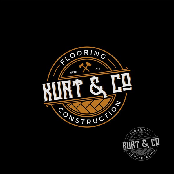 Design by vispro™ titled "logo for flooring construction"