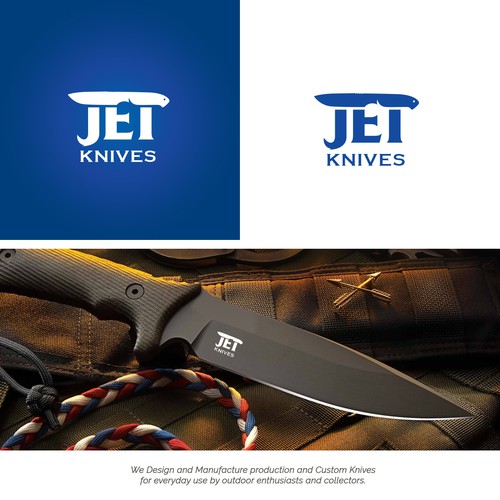 Custom knife making company needs logo for launch. Design by M.A.R.S DESIGN