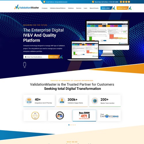 ValidationMaster Digital IV&V Website Re-Design Project Design by OMGuys™
