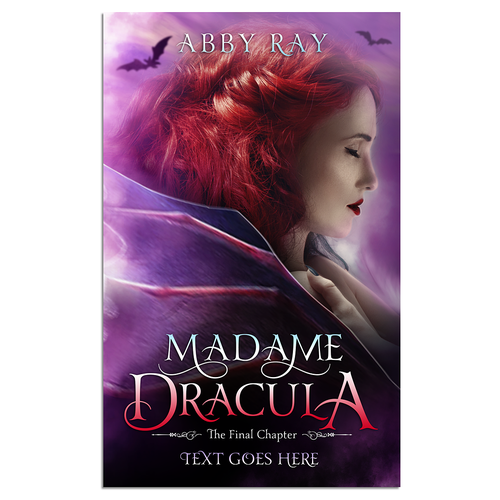 Ebook Cover For Vampire Romance, MADAME DRACULA. Design by heymg